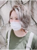 シルバー系クールスタイル【静岡/髪質改善/デザインカラー】