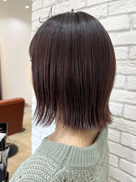 アニー ヘアーアンドスパ(Anniy) 【Anniy】外ハネボブ／ピンクベージュ