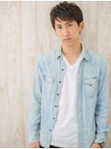 ≪mod's men≫斜めバングで個性的に☆ビジカジ束感ショートa