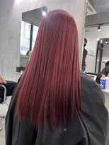 フラット(FLAT)&nbsp;ガーネットレッド×ロング