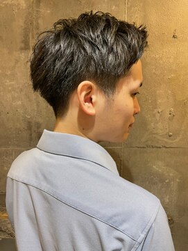 アルフレッド 瑞穂店(alfRed) 直毛　ツーブロック　ビジネススタイル　黒髪　爽やか