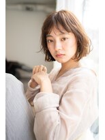 マグノリア オモテサンドウ(MAGNOLiA Omotesando) グレージュカラーで大人かわいい美髪ボブパーマ