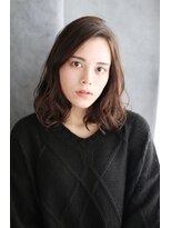 ラクシア(LUXIA)&nbsp;かきあげバングのゆるミックスカール