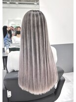 シエラ 南船場(CIERA.)&nbsp;バレイヤージュ アッシュブラック ミルクティーピンク