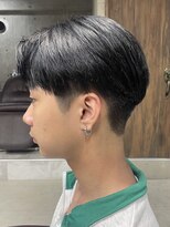フイ 自由が丘(men's salon Hui)&nbsp;メンズ/アップバング/ツーブロックマッシュ/束感ショート波巻き