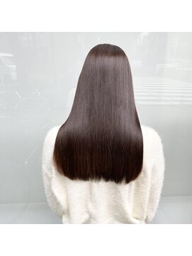 キュア 表参道(CURE) 黒髪/グレージュカラー/ココアベージュ/ヘルシーロング[表参道]