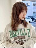 ミニウルフレイヤーカット顔周りカット前髪カットショート/大宮