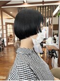 前上がりボブ