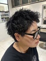 フラミューム 小田原(flammeum)&nbsp;スパイキーショートツイストパーマ