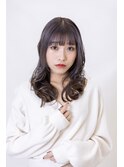ワンブリーチで叶う。アッシュパープルカラー