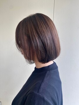 カシェ リタ ヘアー(CACHE'&RITA HAIR) チョコレートブラウン◯ボブ◯顔まわりカット