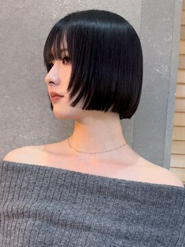 ロンド 表参道店(Lond) イメチェン外ハネボブ美髪ワイドバングレイヤー髪質改善縮毛矯正