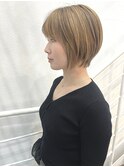 丸みショートボブ