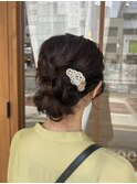 女性らしいヘアアレンジスタイル