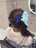 ヘア サロン クラン 東心斎橋店(hair salon clan)&nbsp;サイドポニーテール