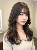 レイヤーカット/ハッシュカット/顔まわりカット/前髪カット
