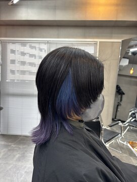 ファビ 渋谷(Fab) くびれヘア/暗めカラー/アプリコットオレンジ/縮毛矯正