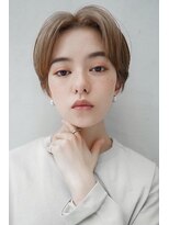 ギークス(GEEKS)&nbsp;【GEEKS渋谷】マッシュショートウルフ/艶髪/マロンベージュ/小顔