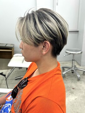 メンズレコ 渋谷(MEN'S LECO) メンズハイトーンシャドールーツカラー