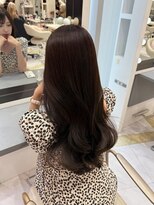 リー 梅田(Lee)&nbsp;miyuu/ブリーチなしカラー/韓国スタイル/モカブラウン