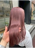 ピンクバイオレット【20代/イルミナカラー/縮毛矯正/髪質改善】