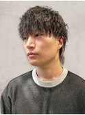 10代20代メンズ冬カラーツイストパーマショートマッシュ