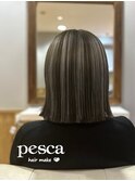 ハイライト × 切りっぱなし × &nbsp;pesca立川