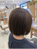 イルミナWカラー×ミニボブ