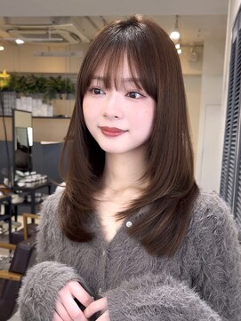 コート 表参道(Cote) 美髪レイヤーカット／くびれ巻き髪/ベージュカラー