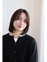 エクリ シセイドウ 麻布十番店(equri×SHISEIDO)&nbsp;【麻布十番】大人のスリークボブスタイル