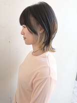ジュエ ヘアー デザイン(Jue hair design)&nbsp;ミルクティーインナーウルフボブ/２０代／３０代／知立