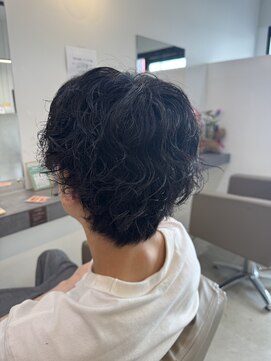 メンズバイココテラス 豊中(men's by cocoterace) スパイラルパーマスタイル