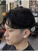 フェザーパーマ／メンズパーマ