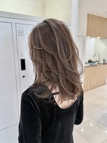 クレア 上大岡(CREA)&nbsp;白髪ぼかしハイライト縮毛矯正ダブルカラー髪質改善30代40代50代