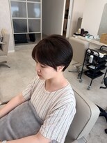 レイネ 人形町(Rayne')&nbsp;ダークパープル/ナチュラルショート/夏のヘアアレンジ/人形町