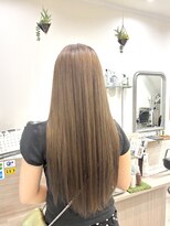ヘアアンドメイク 心座(hair&make)&nbsp;髪質改善×透明感カラーで艶やかロング