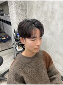 毛流れセンターパート