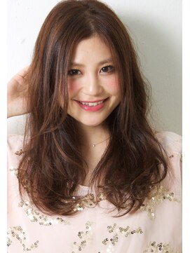 ヘアーサロン リノ(Hair Salon Lino) 大人セミロング　プラチナアッシュベージュ