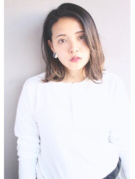 レンク(LENC) Coast.ロブ×ハイライトグラデーション×前下がりボブ★