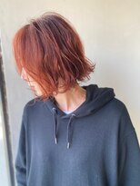 エミュー(emu by Amitie) レッドオレンジ×ボブ