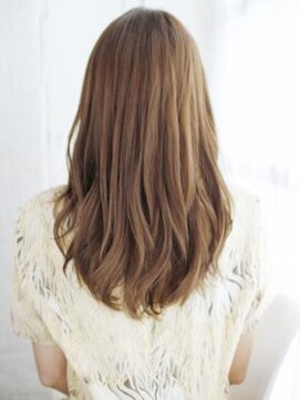 ヘアメイク ナル(hair make nalu) 長めバングのAラインミックスカール