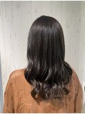 20代30代40代前髪イヤリングカラーイメチェンラベンダーカラー