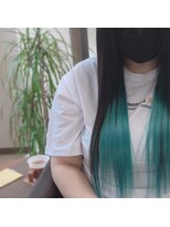 ウルティア(ulutia)&nbsp;ブラック×エメラルドグリーン