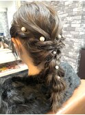 【Lilly新宿】#アレンジ#ヘアセット#編みおろし
