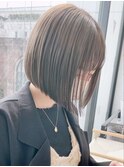 地毛風ストレートボブ