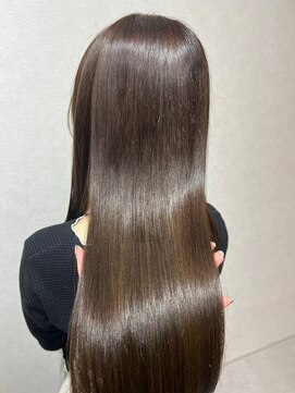 テラスヘアラボ 新潟駅南(TERRACEhairLab.) 【透け感たっぷりオリーブベージュ】