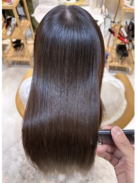 ロンド シャルム 吉祥寺(Lond charme) グレーベージュ縮毛矯正髪質改善トリートメント酸熱吉祥寺