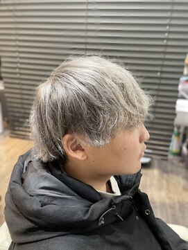 ガイズ ヘアー イサミ(GUY'S HAIR 133) シルバーヘア/メンズカラー/メンズブリーチ