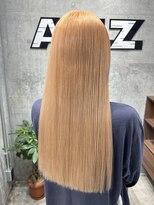 オルズ 渋谷(ALLZ)&nbsp;ハイトーンオレンジダブルカラーケアブリーチケアカラー