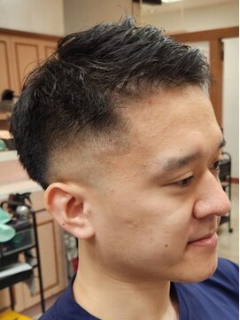 アポロカットステージ 相模大野店 アップバング/ツーブロックマッシュ<理容室>[メンズ/相模大野]